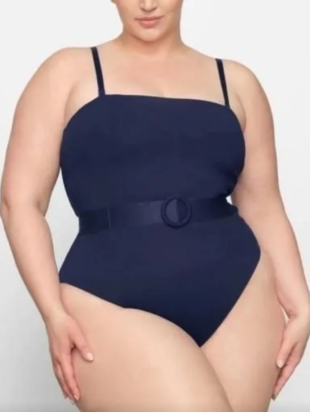 Skims Scultping Swimsuit One Piece Strapless Midnight Blue Size 3X NWT